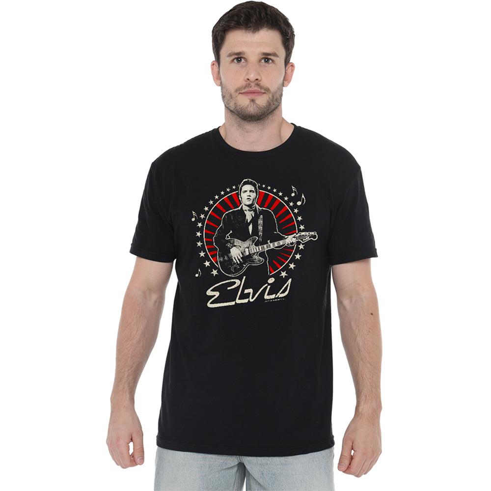 Elvis Presley Unisex Adult Stars T-Shirt