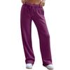 Pantalon de survêtement à jambes larges pour femmes, pantalon de survêtement ample à cordon de serrage à la mode