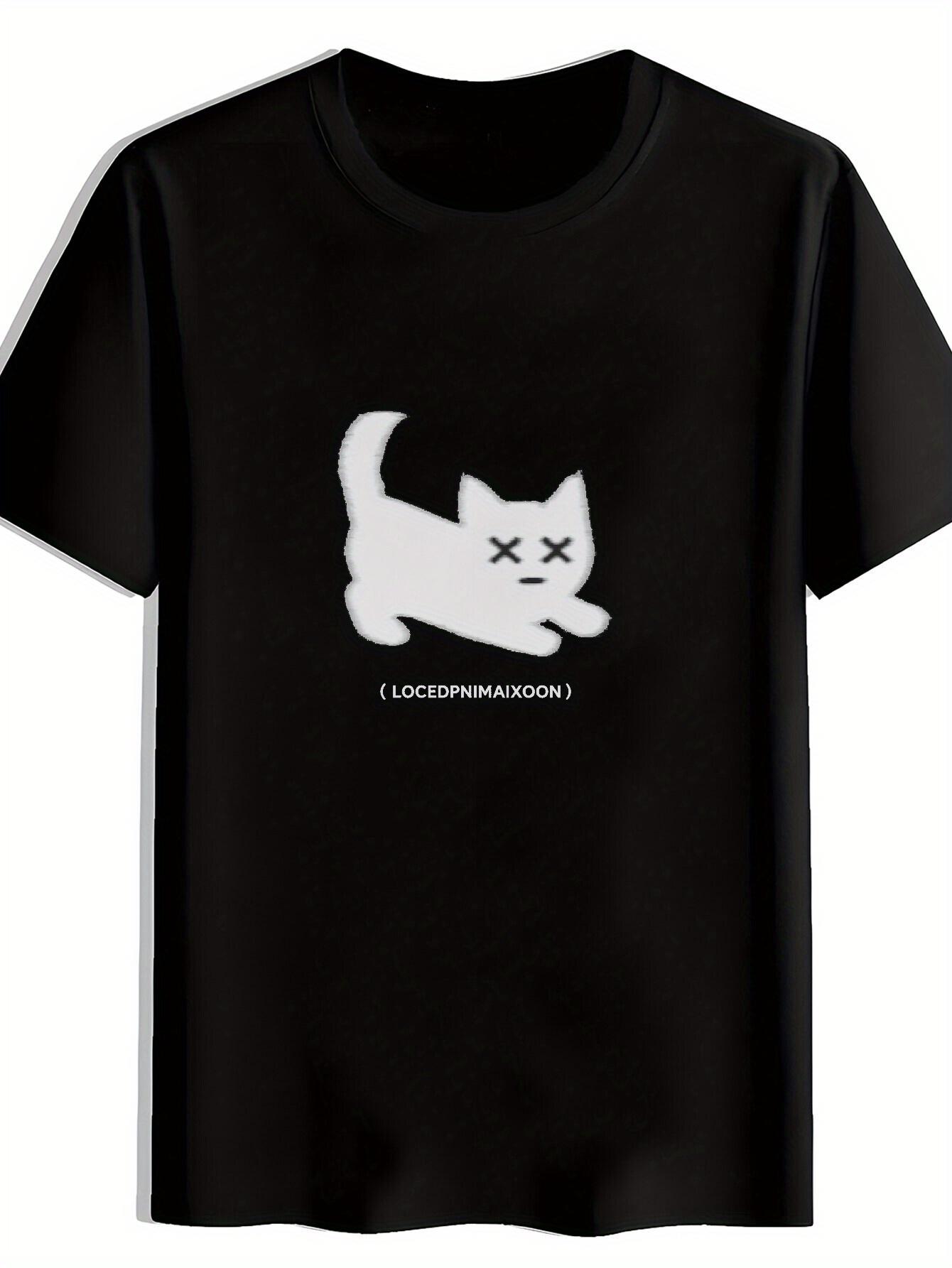 T-shirt A Stylish Short-Sleeve with an Interesting Print Pattern XXL