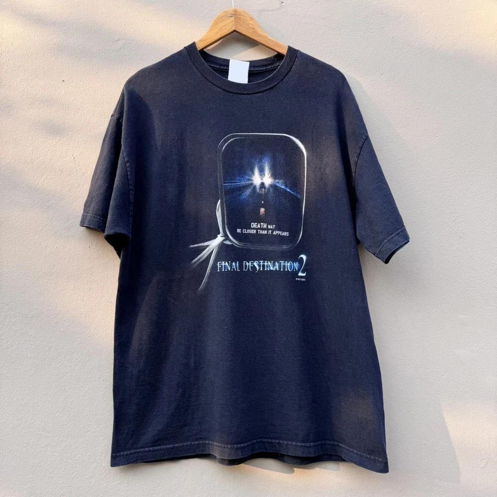 

2003 Конечная остановка 2 Фильм Футболка Унисекс Размер S-5XL Футболка РЕПРИНТ НОВАЯ Унисекс Футболка M