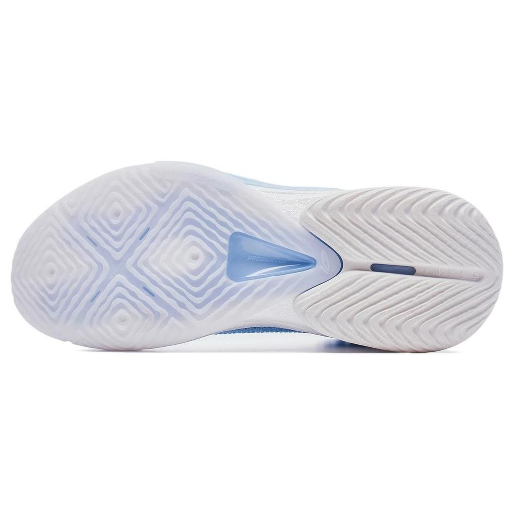 Li Ning Speed 10 Dämpfung Rutschfest Abriebfest Atmungsaktiv Niedrig geschnitten Basketballschuhe Herren Blau ABAT085-69