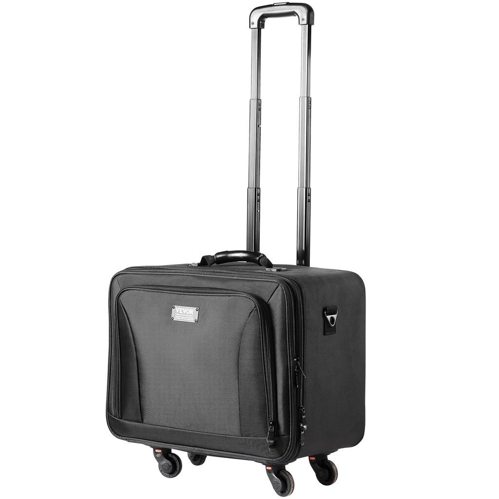 Rolling Makeup Train Case Large Storage 3 Tiers, Convenient Carry With Handle, Wheels, Strap, Professional Makeup Storage Organizer Box Make Up