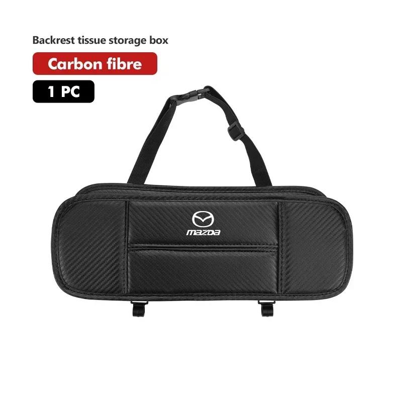 

2025 Hot Car Tissue Storage Drink Cup Holder Phone Bracket Seat Back Box For Mazda Atenza Demio CX3 CX5 CX7 CX30 MX3 MX5 Speed M