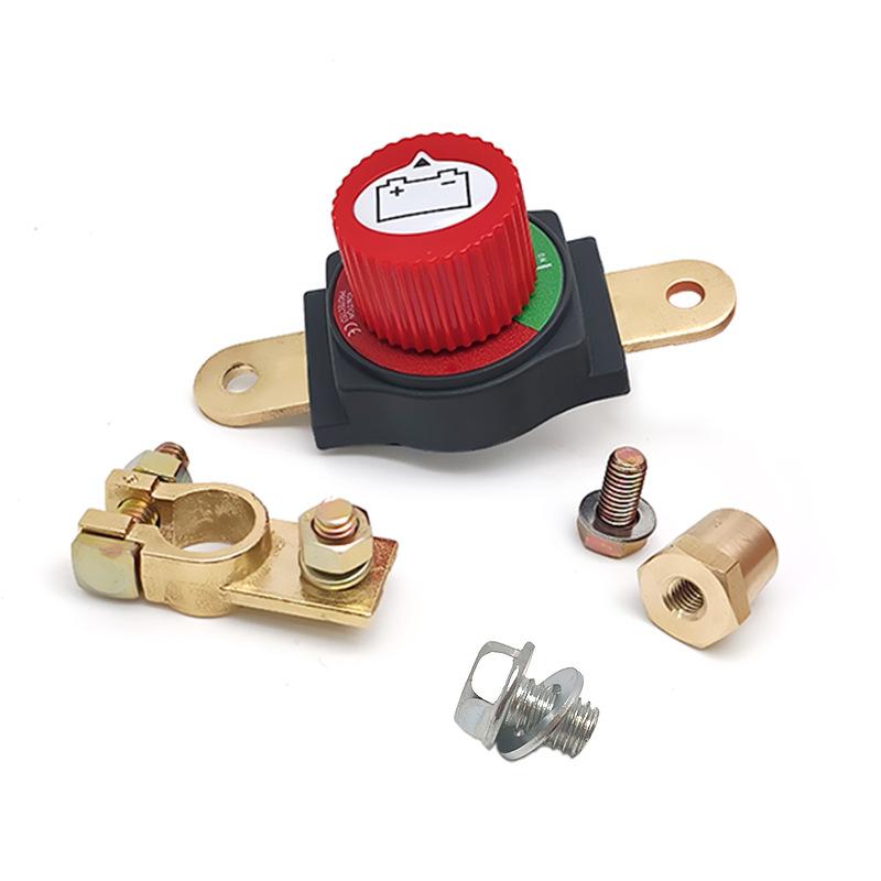 300A 12V-48V Top Post Car Battery Disconnect Switch Cut/Shut Off Switch for Car RV Truck Boat