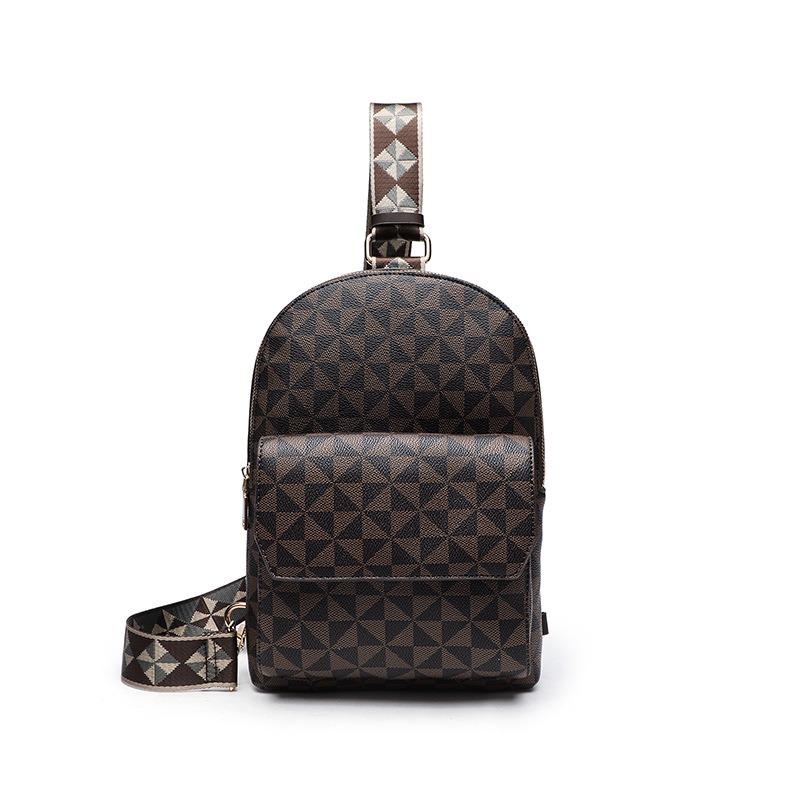 Chest Bag Spring and Winter Fashion Trend Schoolbag Anti-theft Large Capacity Leisure Travel Bag for Men and Women Backpack