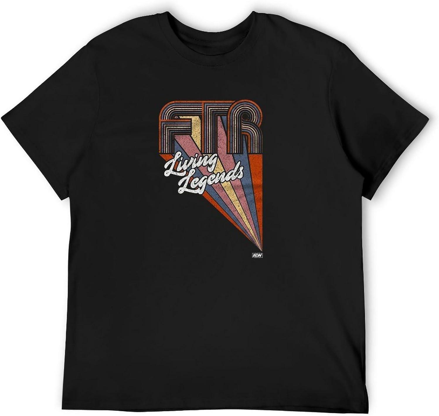 Aew FTR Living Legends Elite Wrestling Retro Men s T-Shirt XXL
