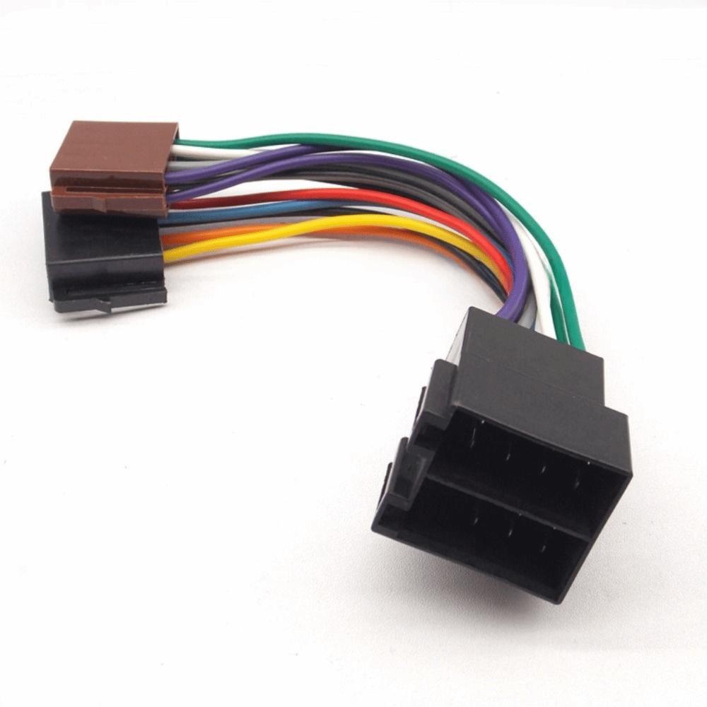 Lightweight Car Stereo Radio Cable Adapter Copper Wire Connector Harness Adapter Lightweight