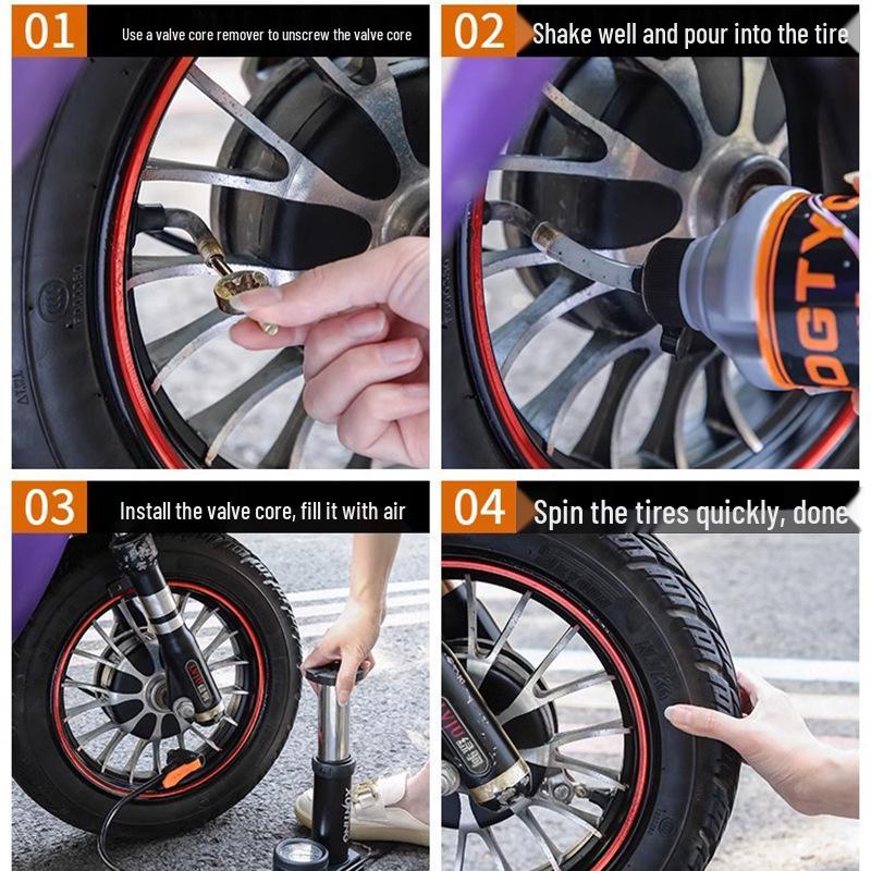 Electric Vacuum Tire Repair Sealant for Cars, Bikes & Motorcycles