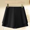 Women's High-Waist A-Line Black Shorts – Spring/Autumn 2025 Collection