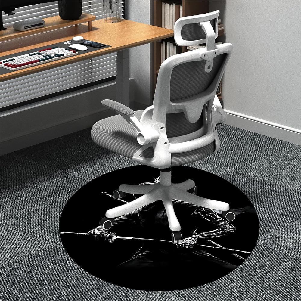 

1PC Sekiro Shadows Office Round Area Rug, Indoor Mat Suitable For Office, Under Office Chairs Bedroom Living Room Home Decor, Room Deco1110 80cm by 80cm
