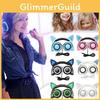 Headphones Foldable Cat Ear Led Music Lights Gaming Headset Stereo Bass Super