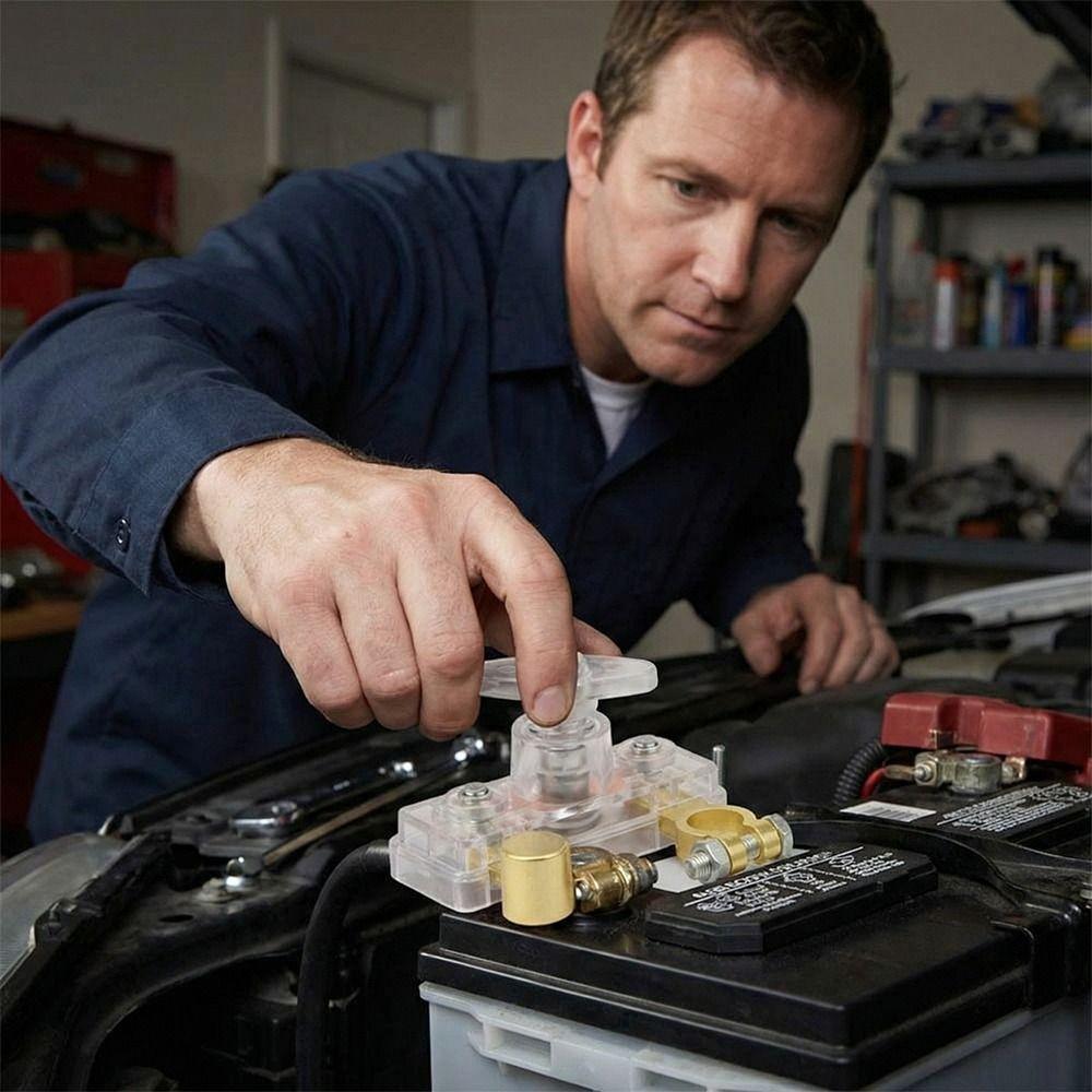 12 - 24 V Battery Switch Zinc Zinc Alloy/Copper Negative Isolator Battery Isolation Switch  Battery Cut-off