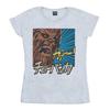 Star Wars Womens/Ladies Chewbacca Roar Pop Art Cotton T-Shirt
