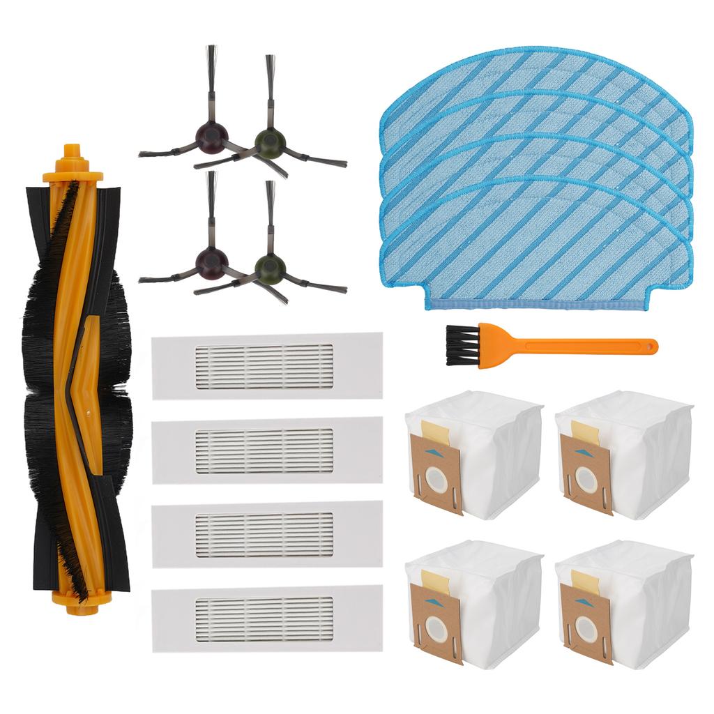 18 Pcs For N10/ N10 PLUS Brush Roller Side Brush Mop Cloth Vacuum Cleaner Accessories Cleaning Spare To Replace