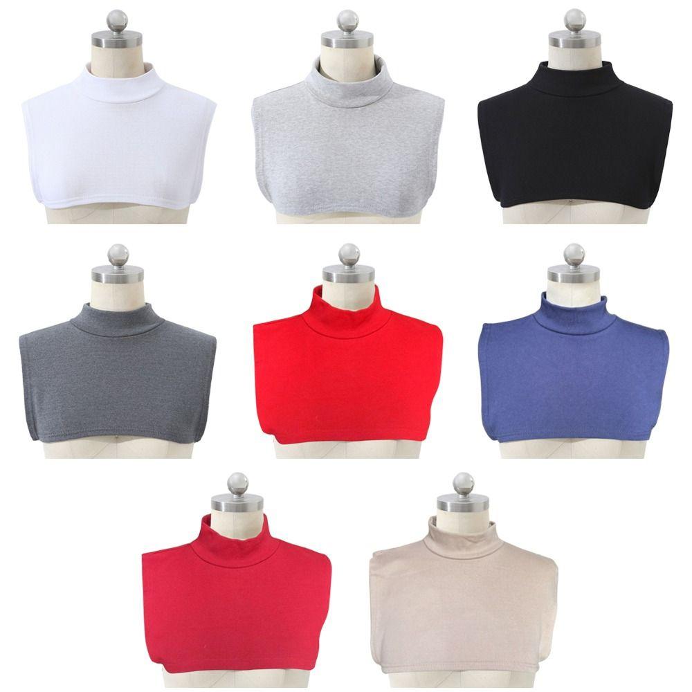 Cotton False Collar High-neck Lapel Turtleneck Fashion Inner Collar