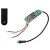Electric Scooter Dashboard Set Metal Digital Waterproof Dashboard Replacement with Cover for M365 PRO2