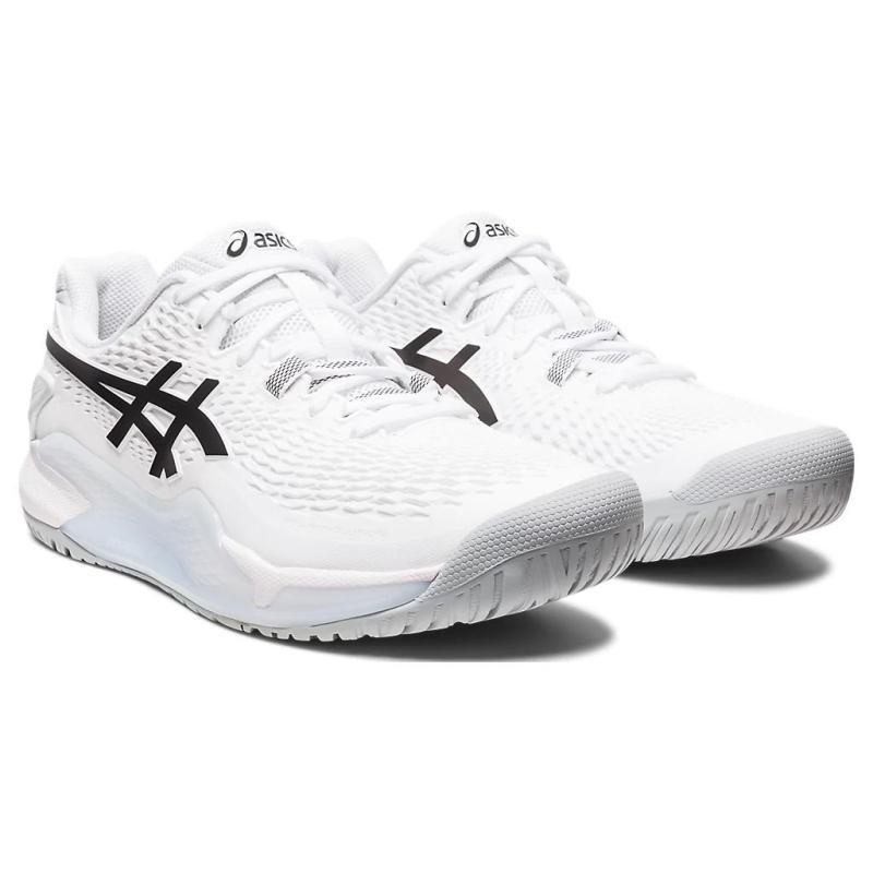 Asics Gel Resolution 9 White Black Sneakers 1041A330-100