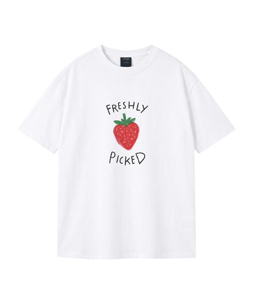 WILDROCK Freshly Picked Pigment Oversized Short Sleeve T-Shirt (Cropped) (Type B)