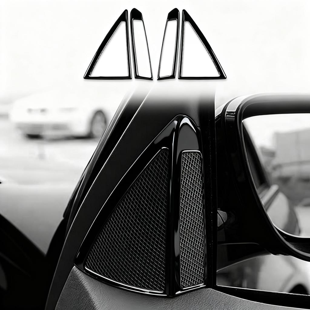 For Benz B Class W245 2005-2011 Real Carbon Fiber CD Control Panel Trim Cover Car Interior Accessories Decorative Sticker
