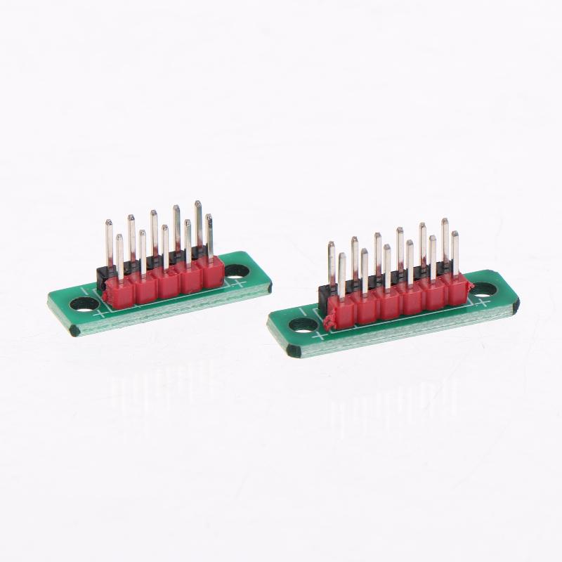 1/5Pcs Terminal Block Pin Header Socket Pitch 2.54Mm 2-Row 5P / 6P Pin Distribution Board / Wire Transfer Board