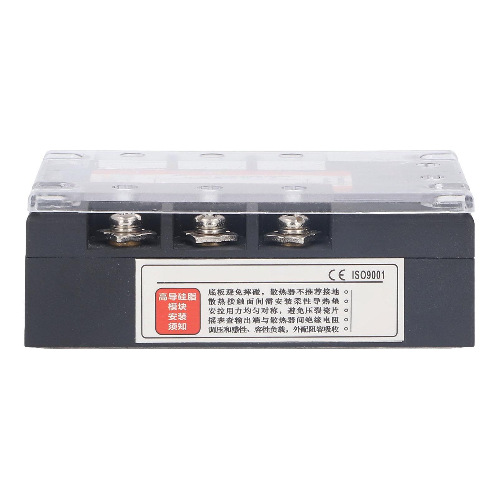 

3-фазне твердотільне реле 10А світлодіодний індикатор вогнестійке реле AC до AC для верстата з ЧПУ 480В