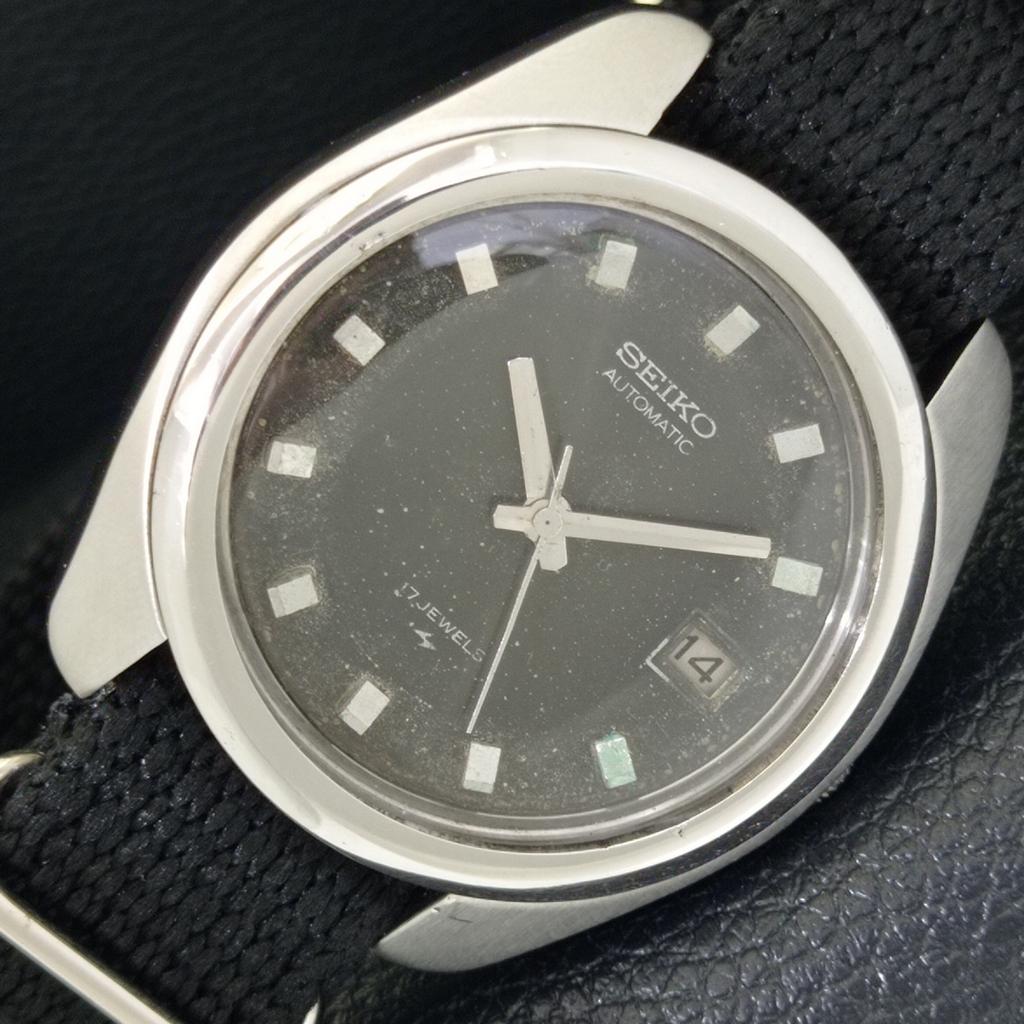 VINTAGE SEIKO AUTOMATIC 7005A JAPAN MENS ORIGINAL DIAL WATCH a702307-5 R124-a702307