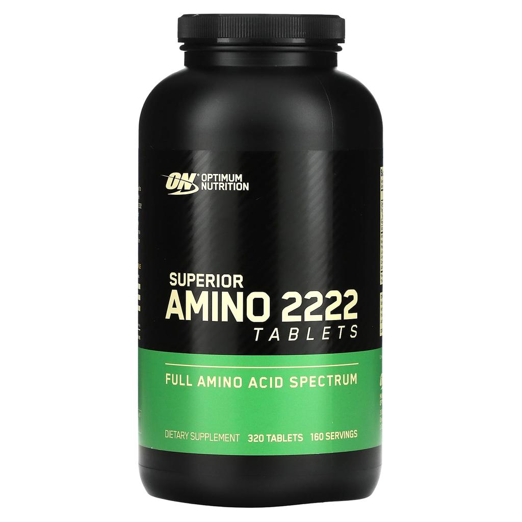 Optimum Nutrition Superior Amino 2222 Tablets, 320 Tablets