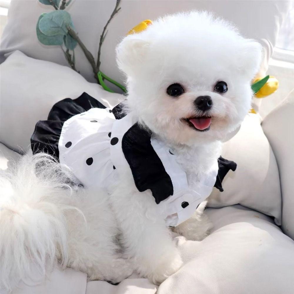 Breathable Dog Princess Dress Cute Pet Clothes Pet Chest Strap Pet Skirt for Puppy Kittens
