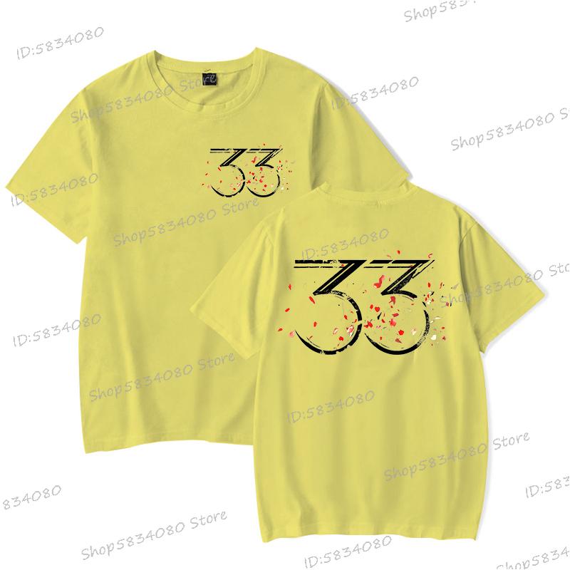 Clair Obscur Expedition 33 T-shirts pour Hommes et Femmes Unisexe Cadeau Parfait pour les Fans de Jeux Mode Décontractée Hauts Streetwear Gamer Vêtements d'Été