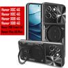 Slide Lens Armor Funda for Honor X6C 4G Case for Honor X8C X6B X8B 200 Smart Play 60 Plus Case Magnetic Ring Stand Holder Cover