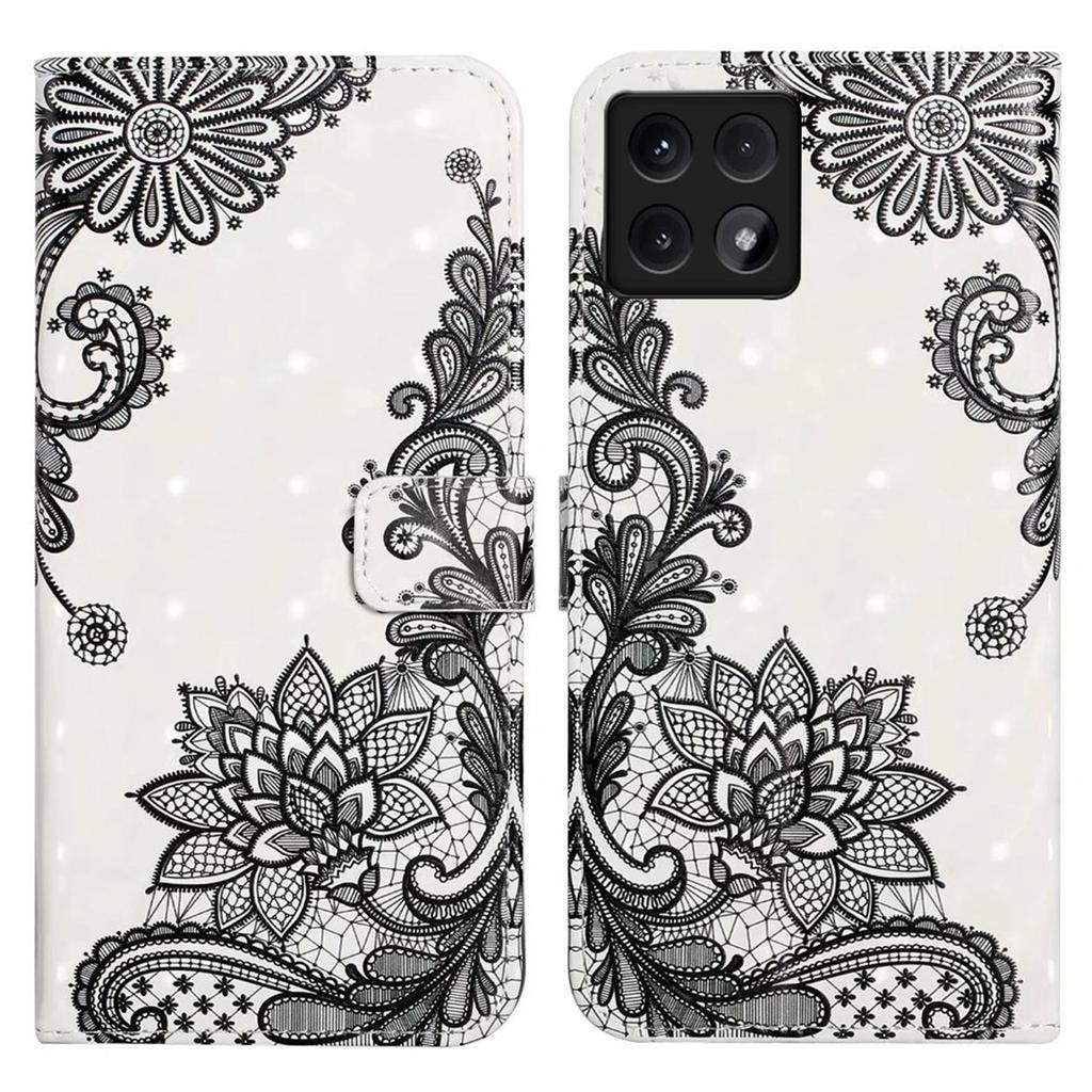 For Xiaomi 14T Case 3D Creative Pattern PU Leather Stand Phone Cover