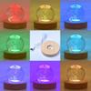 Xiaomi 6/8/10CM Wood Desktop Decorative Lights Light Base Night Light Wooden Led Usb Display Light Stand Lamp Holder Lamp Art Ornament