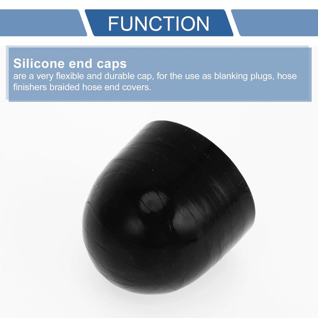 X AUTOHAUX Silicone Cap Silicone Plug Pipe Treatment Blind Plug