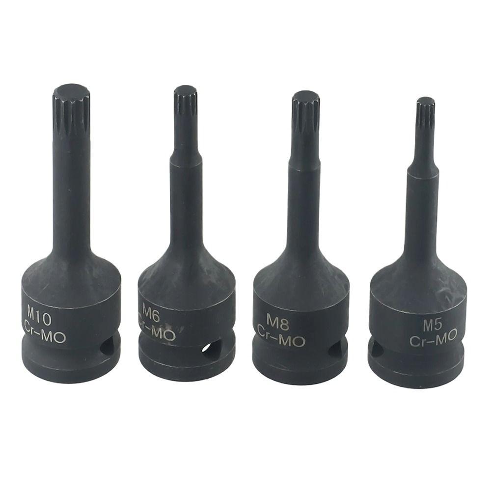 1Pcs Long Bit Electric Drill Socket Adapter Metric 1/2 Inch Shank Socket Wrench