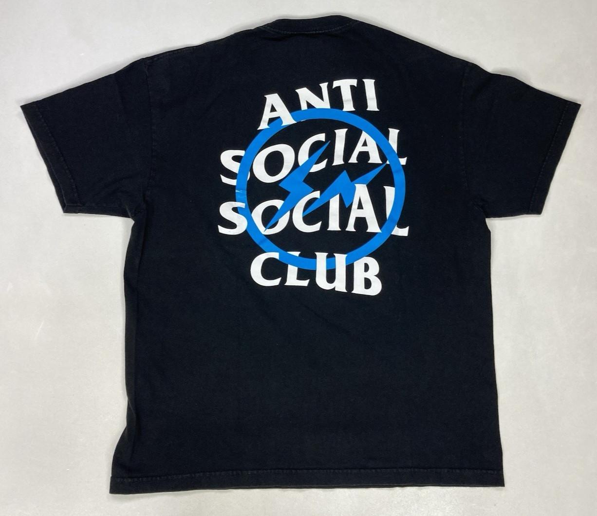 Anti Social Social Club ASSC Fragment T-shirt Men XL Black Short Sleeve M
