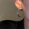 Minimalist Plain Hoop Earrings Simple And Chic Versatile Elegant Earrings For Women Delicate And Stylish Jewelry