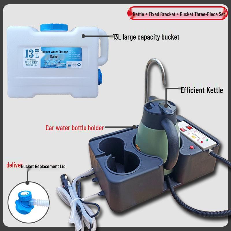 Dual-Use Vehicle and Home Smart Electric Kettle