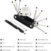 12 In 1 Bicycle Repair Tool Chain Splitter Cutter Hex Spoke Wrench Tyre Lever Portable Bike Wrench Screwdriver Repair Multitool