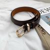 Elegant Wide Brown Metal Buckle Belt For Women In Vintage Fashion Perfect For Autumn 2023
