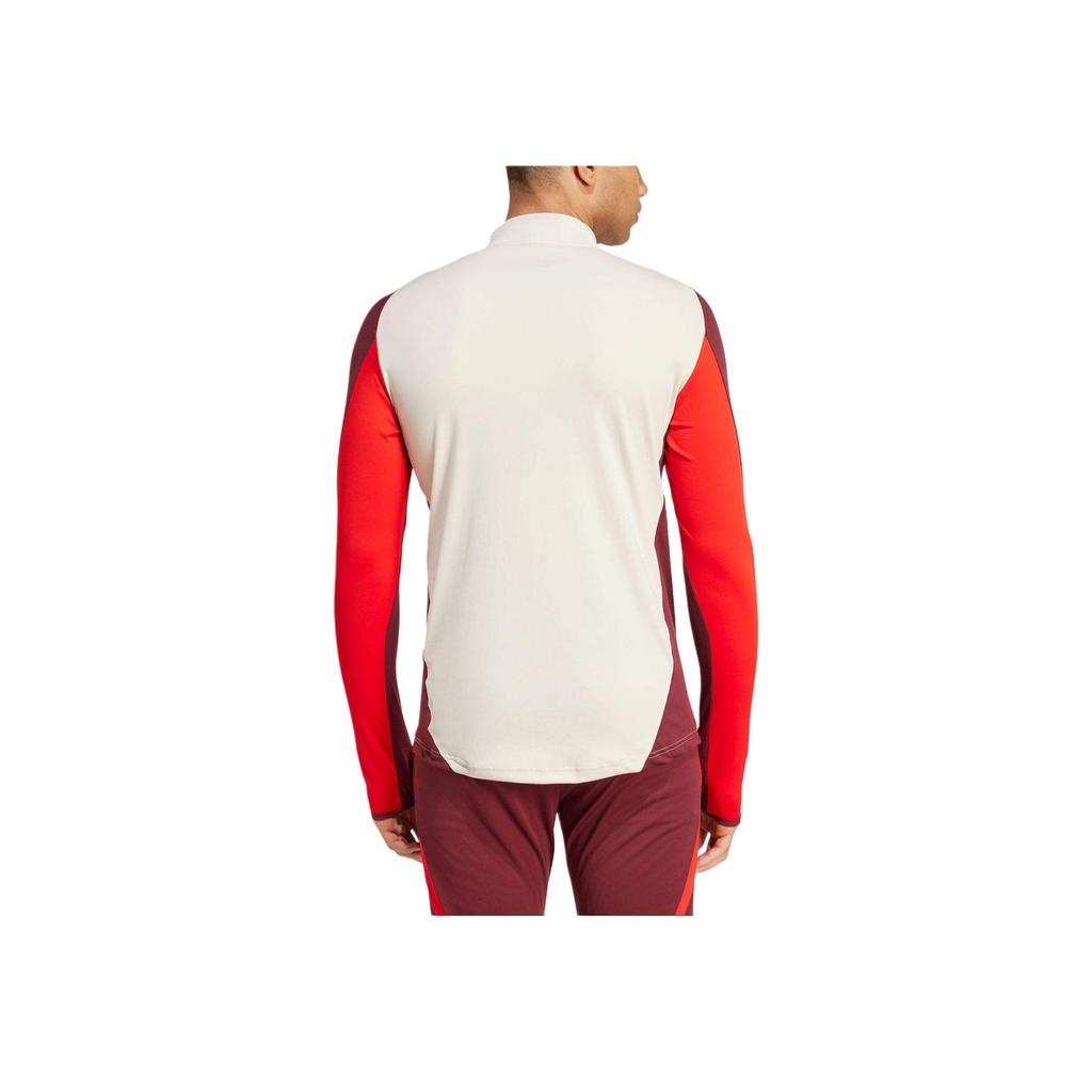 Adidas Tiro 24 Sport Performance Training Bequemes Langarm-T-Shirt Herren Tops Rot IS9922