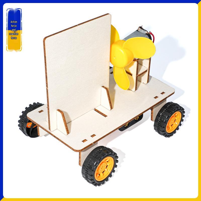 DIY Science Experiment Kit: Action-Reaction Force Trolley for Creative Hands-on Tech Projects