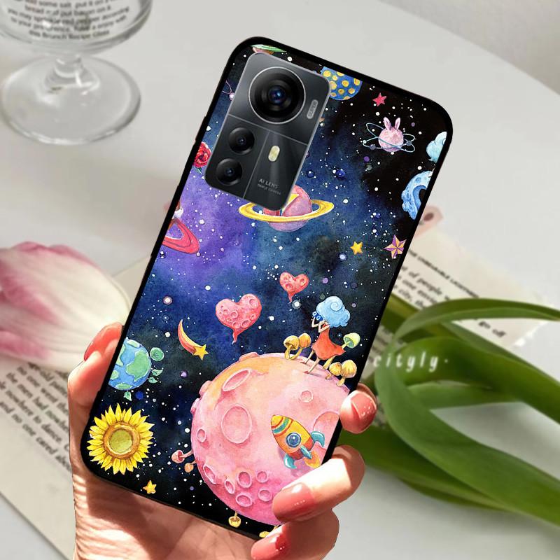 Per Custodia ZTE Blade A72S Antiurto Morbido TPU Silicone Copri Telefono Per ZTE Blade A72S A 72s Funda BladeA72S 4G 2023 Capa Cartone Animato