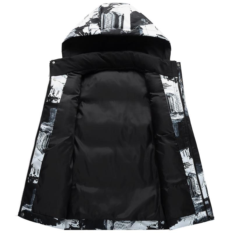 Plus Size M-8XL Winter Warm Vest Men Outerwears Hooded 2024 Fashion Sleeveless Jackets Casual Thick Men's Parkas