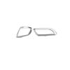 For Jeep Renegade 2015-2023 Glossy Chrome Dash L&R AC Air Outlet Vent Trim 2pcs