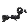 Double Clamp Mount Bracket with 360 Degree Ballhead Articulating Arm Umbrella Holder Camera Clamp Pole Clamp for