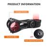 UPANBIKE Bicycle Bike Adjustable 70 90mm 110mm 145mm Aluminum Alloy Handlebar Riser Extender for Road City Bike Stem, 31.8mm Degree, MTB, Bike,