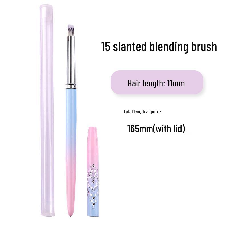 15-teiliges Nailart-Stift-Set: Linien-, Ombre-, Schnitz-, Mal- und Gelpinsel.