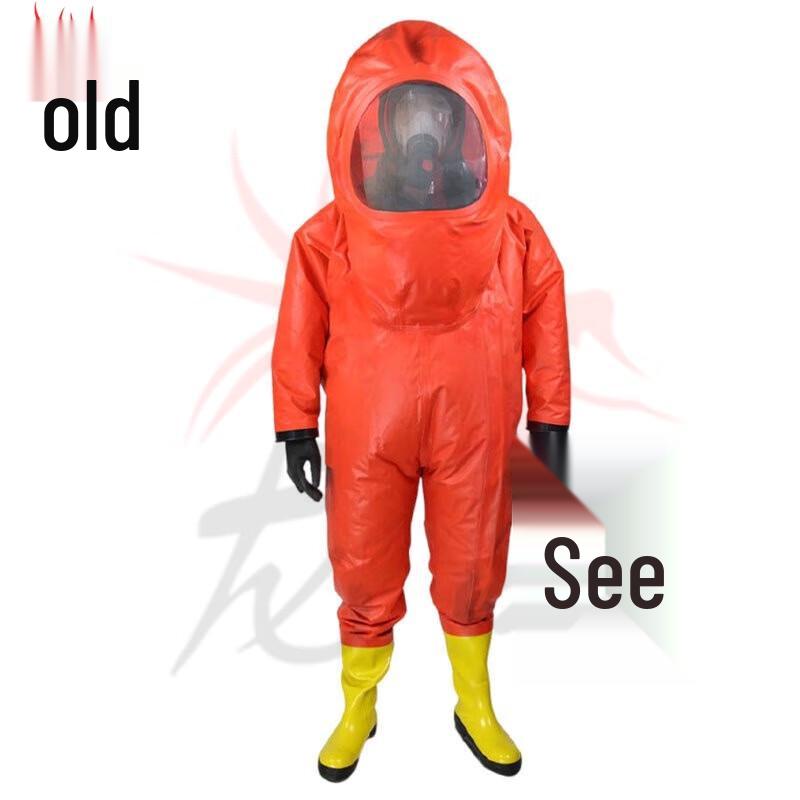 Heavy-Duty Full-Enclosed Chemical Protective Suit