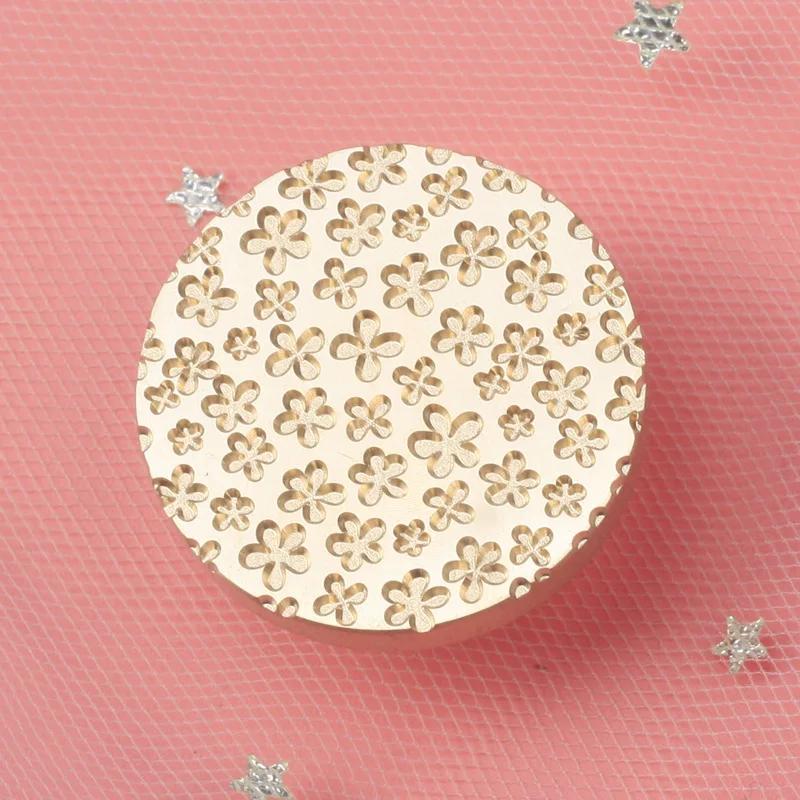Creative Plant Flower Love Theme Fire Lacquer Seal DIY Handmade Stamp Head for Hand Account Envelope Craft Decoration