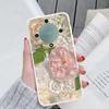 For Honor X9a X9b X9c X7c X6a X6b X7a X8a X8b X8 Magic 5 6 7 Lite oilPainting Flowers Butterfly Phone Case Korean Shockproof TPU